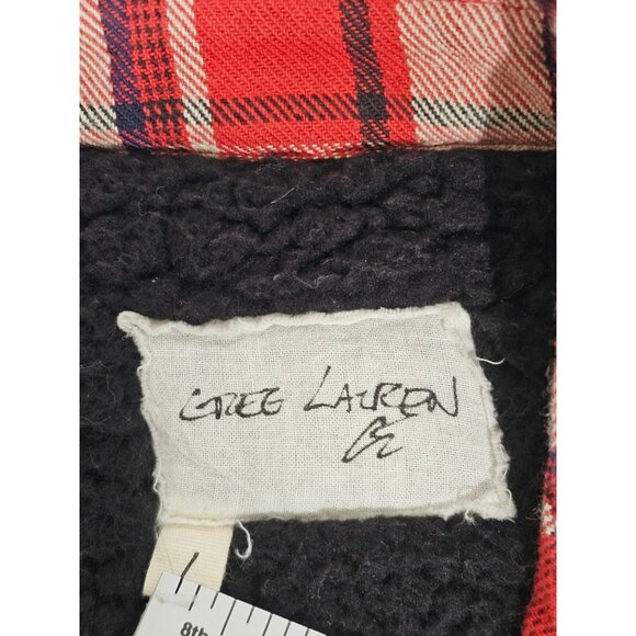 Greg Lauren Stitchwork Plaid Boxy Shirt Size 1 US Small - Picture 4 of 6